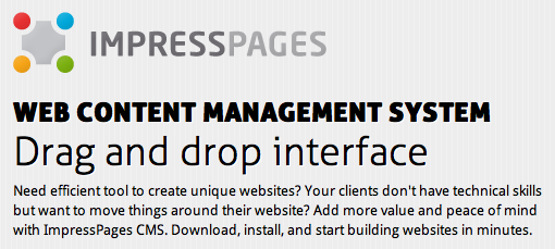 מערכת ניהול תוכן - ImpressPages